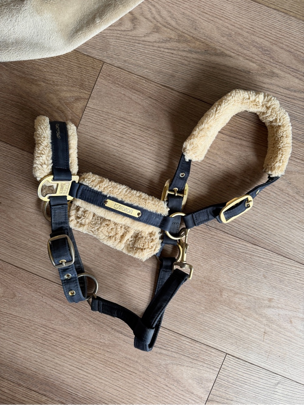Eskadron Heritage fleece -Lined navy blue Halter